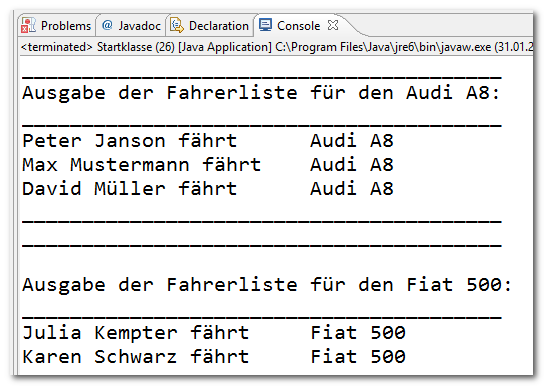 Assoziation, Multiplizität 1:N, Unit Test