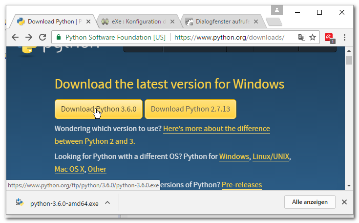 Python, Interpreter, Download