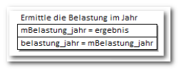 Darlehn, Belastung im Jahr Darlehn, Belastung im Jahr