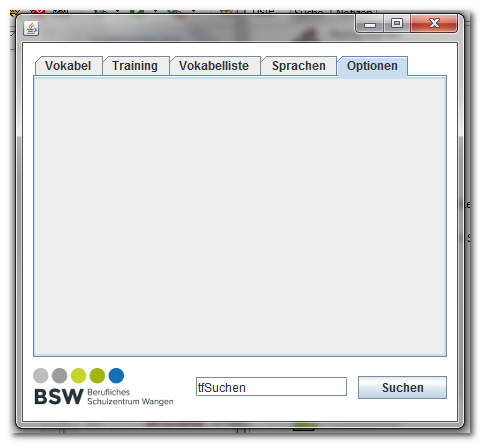 GUI Optionen GUI Optionen