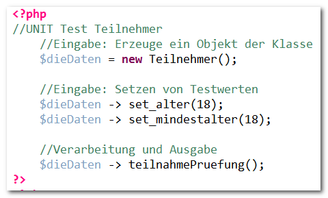 Unit-Test, PHP