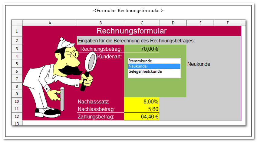 Formular Listenfelder